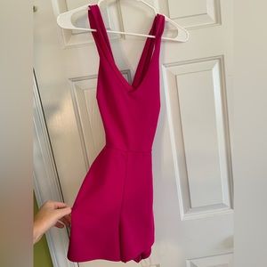 Hot Pink Romper